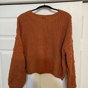Orange Knit Sweater